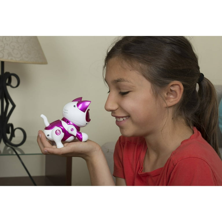 Tekno Robotic Pets Newborn Kitty Teal Walmart