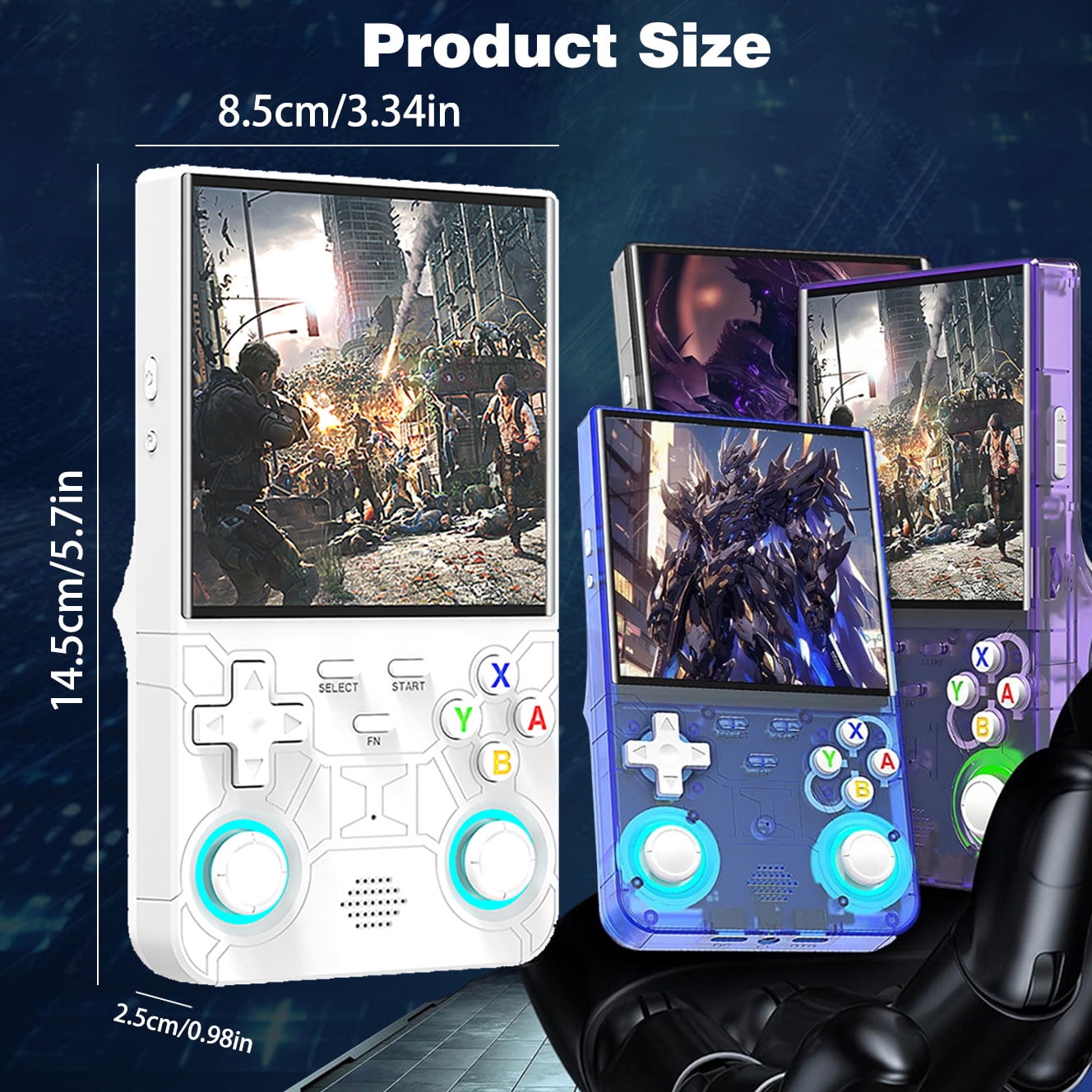 R36 Ultra Open Source Handheld Game Console 4-inch IPS HD Screen