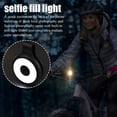 thumbnail image 4 of Mini Night Light Keychain Flashlight, Round Rechargeable Magnetic Badge Light, Hands-Free Clip-on Purse Light for Night Walking, High Brightness LED Work Light, 4 of 5