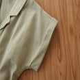 thumbnail image 4 of Sngxgn Baby Girl Cotton Bodysuit Long Sleeve Jumpsuit Outfits Clothes(Green,120), 4 of 6