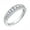14K Rose Gold Vermeil, variant on 0.25 Carat Round Cut Diamond Wedding Ring For Women - 925 Sterling Silver - Anniversary Band