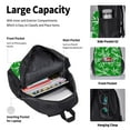 thumbnail image 4 of Disketp Bamboo Large Capacity Backpack Lunch Bag Pencil Case Combination 3 Piece Set for Student, 4 of 7