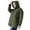 Army Green, variant on Spring Savings Clearance Lindreshi Winter Coats for Women Clearance Medium Womens Winter Clothes Plus Size Warm Hooded Leather Cotton Coat Long Sleeve Jacket