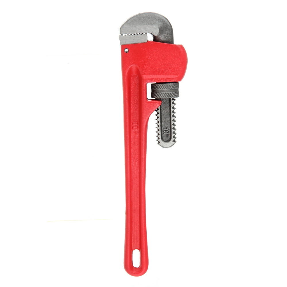 HyperTough 10 inch Cast Iron Pipe Wrench with Offset Jaws UW40086A