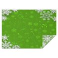 thumbnail image 1 of Merry Christmas Table Cover Waterproof Spillproof Tablecolths Table Covers Colorful Balls Pine Trees Snowflake Tablecloth for Party Picnic Dinner Decor Rectangle,60x84inches, 1 of 5