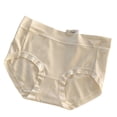 thumbnail image 2 of Chbgutlmr Underwear for Women Mid Waist Full Coverage No Show Briefs Comfy Stretch Solid Color Panties, 2 of 3
