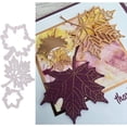 thumbnail image 1 of Juego de troqueles de corte DIY para scrapbooking con hoja de arce y plantas, 1 of 9