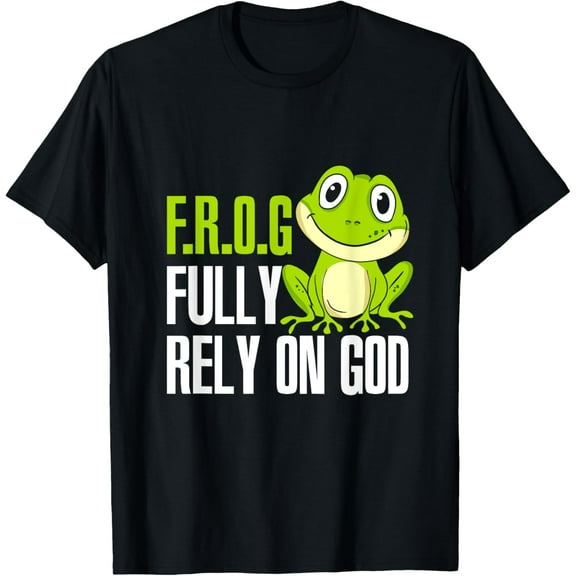 FROG Fully Rely On God Christian Frog Lover MP T-Shirt