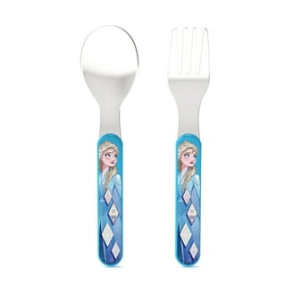 Zak Designs Disney Kids Fork and Spoon Set, Princess Moana, 2