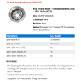thumbnail image 2 of Rear Brake Rotor - Compatible with 2008 - 2016 Volvo XC70 2009 2010 2011 2012 2013 2014 2015, 2 of 2