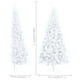 thumbnail image 4 of Árbol de Navidad Artificial de Medio Cuerpo Casafoyer con Luces LED y Juego de Bolas, 4 of 5