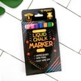 thumbnail image 5 of 8Pcs Liquid Chalks Marker Pen Erase Chalks Makers for Blackboards Chalkboard Signs Glass Window, Erasable Window Markers, 5 of 8