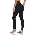 thumbnail image 4 of DHFJKG Yoga Pants Women Quick-Dry High Rise Stretchy Buttery Soft Running Athletic Leggings Solid Color Gym Cozy Tights, 4 of 4