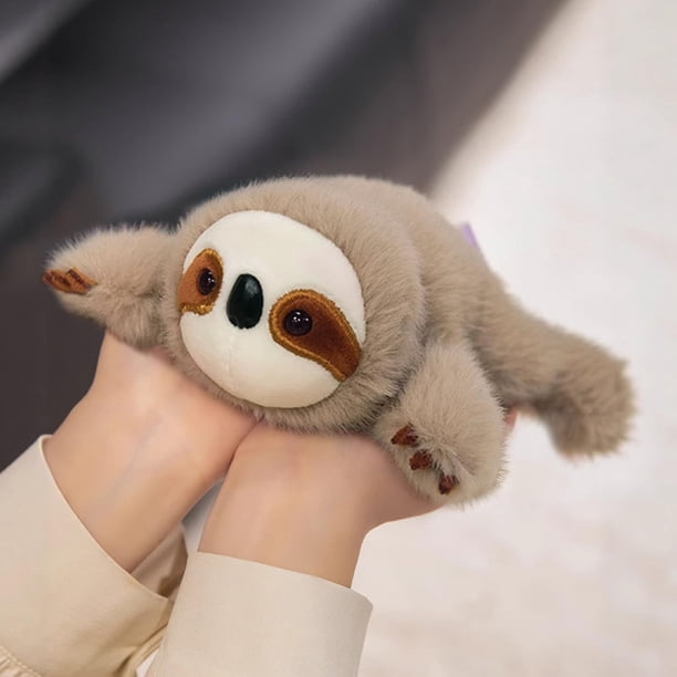 Peluche de Perezoso Gato Durazno para Niños de 18 cm