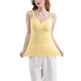 thumbnail image 4 of Jamicy Maternity Tank Tops with Built In Bra for Breastfeeding Adjustable Straps V Neck Comfortable Breathable Camisoles Cami Tanks, 4 of 9