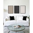 thumbnail image 3 of SHENIFY Large 24x36in3pcs Black Framed Minimalist Abstract Bohemian Wall Art Modern Boho Neutral Line Wall Decor Geometric Artwork Bedroom Dining Room, 3 of 8