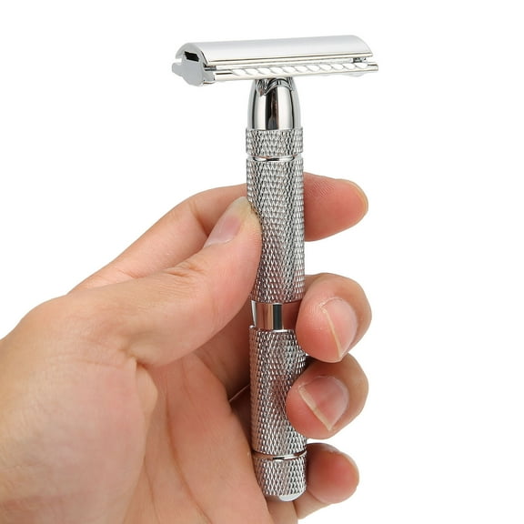 Vintage Razors High Safety Ergonomic Handle Classic Manual Shaver Removable Reusable Shaver for Men Home Barber Salon Travelling Gifts [2]