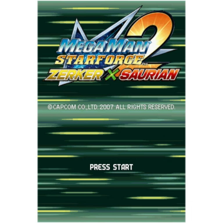 Mega Man Star Force 2: Zerker x Saurian DS Game,US Version with