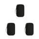 thumbnail image 5 of Inteprter Bolsa de almacenamiento para auriculares Estuche de transporte de pesca Estuche con cremallera para auriculares Negro Type1 NO1, 5 of 6