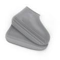 thumbnail image 3 of Couvre-chaussures en Silicone Imperméable Protecteur de Chaussures Antidérapant Résistant à l'Usure, Surchaussures Réutilisables Gris, m, 3 of 7
