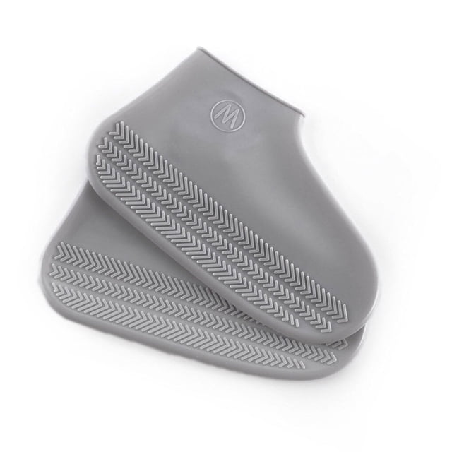 Matsuzay Cubierta de zapatos Protector de zapatos impermeable de silicona Cubrezapatos antideslizantes resistentes al desgaste, gris, L Type2 NO2 Matsuzay HA005720-15