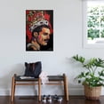 thumbnail image 3 of Art.com Freddie Mercury Painting 002 Stretched Canvas Print Wall Art by Rock Demarco, 24" x 36", 3 of 4