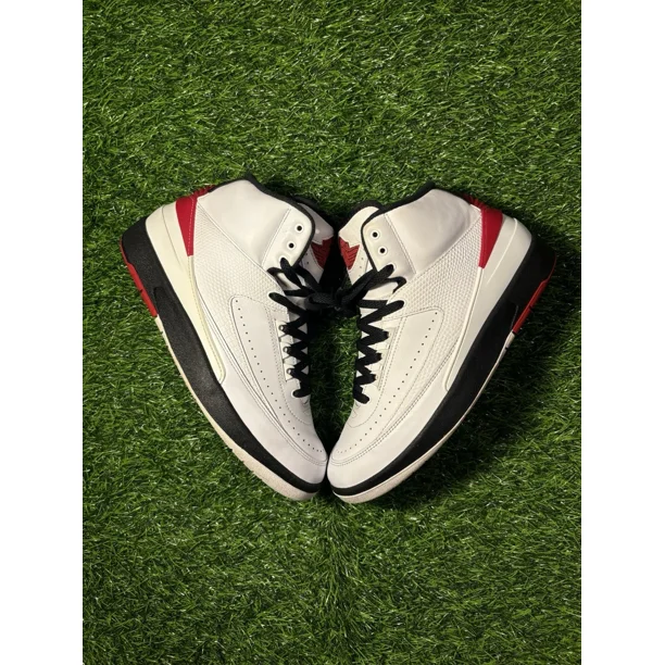 Ni - ke Ni - ke Air Jordan 2 Retro Sneaker Shoe Mens 8.5 DX2454-106 jumpman Y2k red