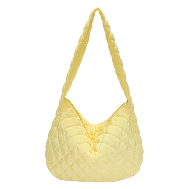 Bolsa de mensajero acolchado ligero de embrague femenino de moda para mujer (amarillo) Ehuebsd Para Estrenar