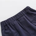 thumbnail image 3 of Hiijoy Toddler Boys Cotton French Terry Shorts Solid Elastic Waist Casual Shorts, Sizes 3-4T, 3 of 8