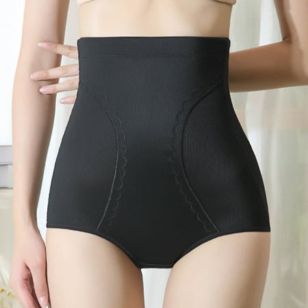 Yuwull Women s High-Waist Seamless Body Shaper Briefs Tummys Control Panty Butt Lifter Shapewear Slim Waist Trainer Women s High Waist Hip Lifting Pants Comfortable Shaping Pants