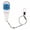 Light Blue Downrigger Fishing Clips, variant on Heavy Duty Downrigger Release Clips, Metal Boat Fishing Trolling Clips for Deep Water Lines, Rod Setups and Saltwater or Freshwater Use for Boat Fishing and Trolling