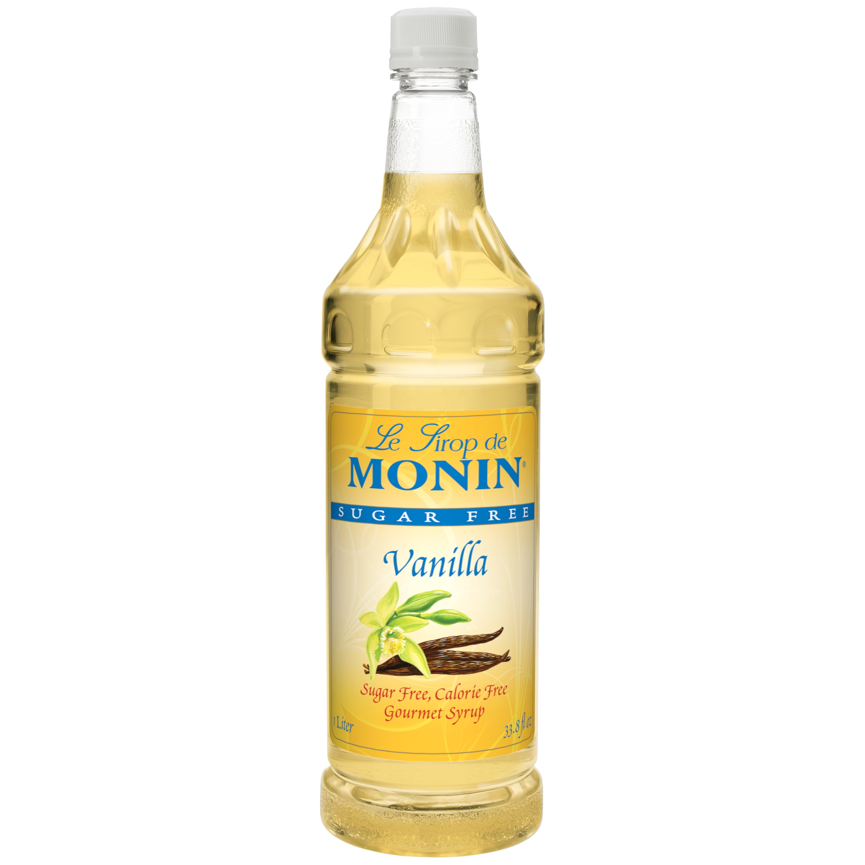 Monin Vanilla Syrup O'free (Sugar Free, Calorie Free), 33.8Ounce