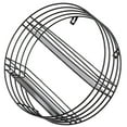 thumbnail image 2 of Cesta de almacenamiento de alambre resistente para colgar en la pared, para el hogar, el jardín, el balcón y la pared. Negro_30cm 2tier, 2 of 9