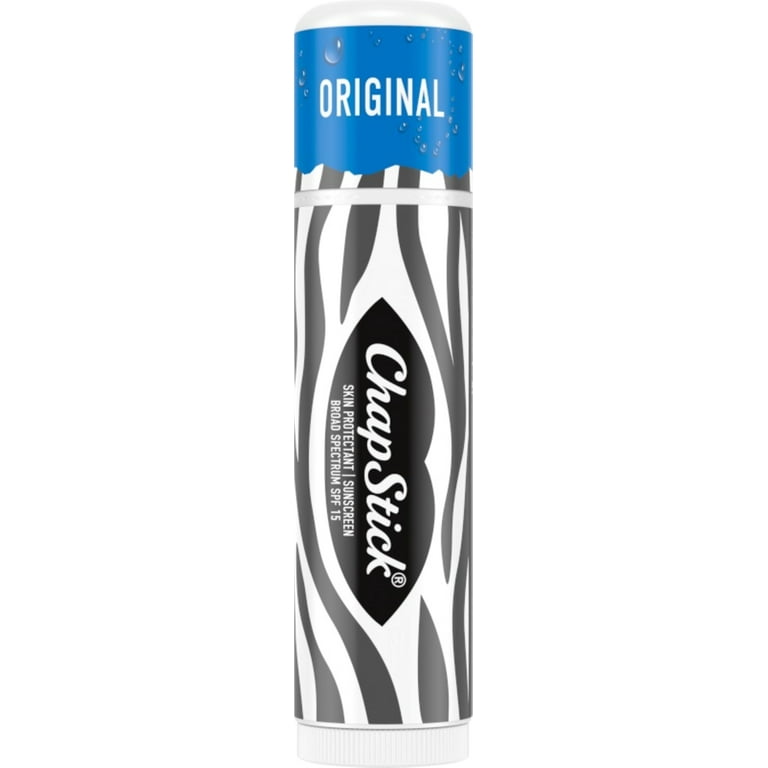 3 pack) ChapStick Fashion Collection Zebra Lip Balm, Moisturizing