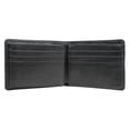 thumbnail image 3 of Hidesign Angle Stitch RFID-blocking Multicompartment Black/Brown Leather Wallet, 3 of 5