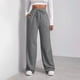 thumbnail image 4 of Pantalones deportivos de algodón para mujer, con bolsillos, ajustados, informales, para correr, hacer ejercicio y yoga., 4 of 7