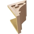 thumbnail image 6 of 10"W x 10"D x 10"H Wide Mayflower Rough Cedar Woodgrain TimberThane Corbel, Primed Tan, 6 of 6