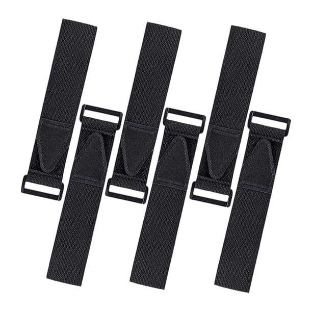 6 correas para pantalones de bicicleta, correas de tobillo para ciclismo, correas de portabicicletas eficaces. 38 cm x 355 cm