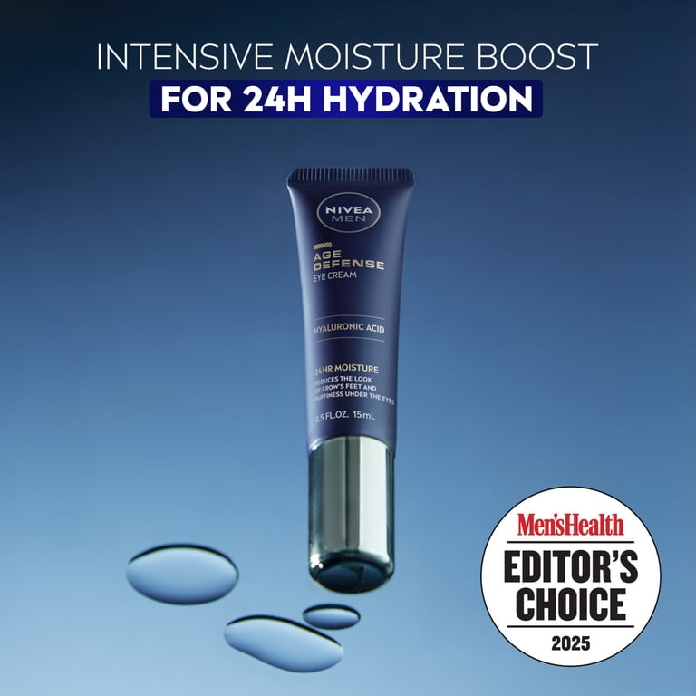 NIVEA Men Age Defense Eye Cream With Hyaluronic Acid, 0.5 oz photo 2