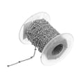 thumbnail image 4 of Rongfmy 10Yard Stainless Steel Beaded Cable Chain Jewelry Making Necklace Extender Chain 1.5mm wide, 4 of 7