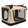 thumbnail image 5 of Jaula para perros, jaula para coche, bolsa de transporte para excursiones, equipaje para mascotas, jaula de viaje para coche, jaula para perros y gatos, plegable, para perros medianos y grandes, L-8, 5 of 5