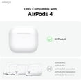 thumbnail image 2 of Clear Case Compatible with AirPods 4 Case - Compatible with AirPods 4th Generation Case, Carabiner Included, Reduced Yellowing, Wireless Charging, Shock Resistant, Full Protection (Transparent), 2 of 9