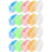20 Pcs Toothbrush Covers Topboutique Portable Toothbrush Covers Head Caps Travel Toothbrush Head Case Cover Toothbrush Holder Case for Travel Camping Business Trip Toothbrush Cover, 5 Colors