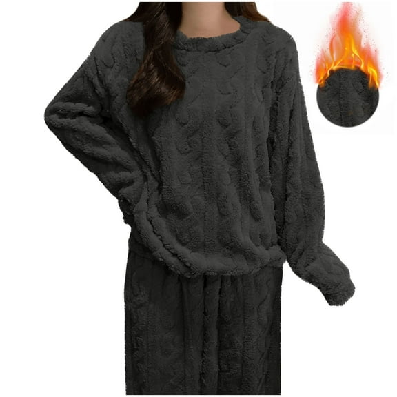 DAFPZW Womens Cable Knit Sweater Oversized Chunky Crewneck Sweatshirts Solid Long Sleeve Pullover Knitted Sweaters