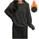 thumbnail image 1 of Ailaofu Womens Fluffy Comfortable Cozy Pajama Set Pullover Lounge Home Warm Wear for Winter, 1 of 7