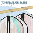 thumbnail image 6 of Abaima 4 Pcs 40" Clear Garment Bags for Hanging Clothes, 4" Gusseted Suit Bags for Closet Storage, Plastic Garment Covers with Zipper for Coats, Jackets, Shirts, Dresses, 6 of 7