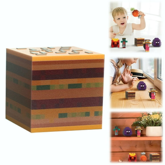 2025 McDonald's Minecraft Burger Happy Meal Toy Set, Sealed Collectible Figures, No Code, Limited Edition