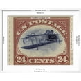 thumbnail image 5 of Art.com 24-Cent U.S. Postage Stamp with an Inverted Jenny Art Print, White Frame Wall Art, 29" x 23", 5 of 5