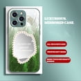 thumbnail image 1 of Funda de teléfono con espejo de concha de perla para iphone 14, 12 Pro Max, 11, 13 Pro, X, XS, XR, funda de TPU suave Fivean unisex, 1 of 2
