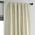 thumbnail image 4 of Natural Light Beige Vintage Thermal Cross Linen Weave Blackout Curtain (1 Panel), Natural Light Beige, 50W X 108L, 4 of 9